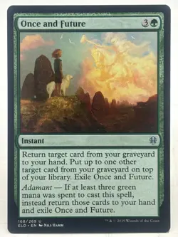 Once And Future NM/M* Throne Of Eldraine ENGLISH 168/269 mtg -UnltdCards - Image 1