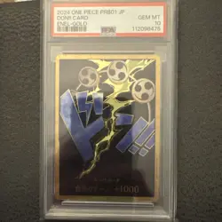 ENEL DON!! GOLD - PSA 10 - PRB01 - One Piece - Premium Booster The Best Parallel - Image 3