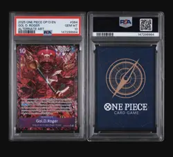 2025 ONE PIECE OP13-CARRYING ON HIS WILL ALTERNATE ART #064 GOL D. ROGER PSA 10 - Image 3