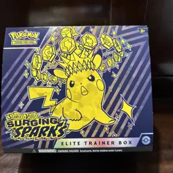 🔹Pokemon TCG Surging Sparks Elite Trainer Box + Sleeves + Accessories, no cards - Image 1