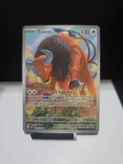 Pokemon TCG Tauros 096/086 Chaos Rising Foil IR Illustration Rare Card - NM - Image 1