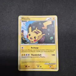Pokemon Pikachu TCG Holo Black Star Promo Card HGSS03 NM - Image 1