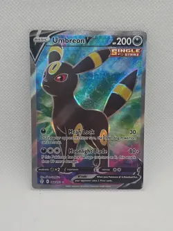 Umbreon V - 188/203 - Pokemon Evolving Skies Sword & Shield Full Art Card NM - Image 1