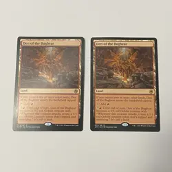 2x Den of the Bugbear Adventures in the Forgotten Realms Regular Mtg D&D MP - Image 1