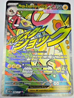 Mega-Zapplarang Ex [PoKeMon | Erhabene Helden 266/217 | NM | Full Art] Deutsch - Image 1