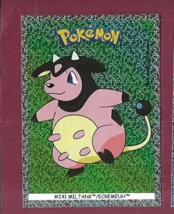 170326B - POKEMON Dunkin Boomer Sticker Foil-Holo carte ECREMEUH # 241 - Image 1