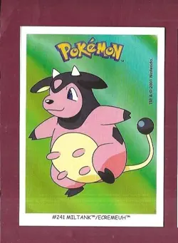 POKEMON Dunkin Boomer Sticker ECREMEUH # 241 carte - Image 1