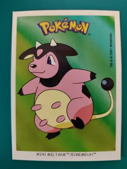 POKEMON Dunkin Boomer Sticker ECREMEUH # 241 carte - Image 2