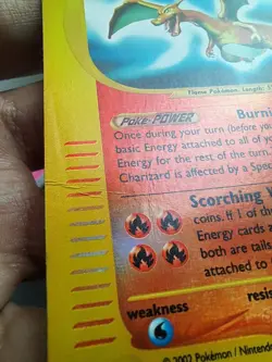 2002 Pokemon TCG Charizard Expedition 6/165 Reverse Holo Vintage ♡ - Image 4