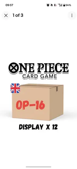 One Piece TCG Sealed Case 12x Booster Box OP16 OP-16 - ENG ENGLISH - Image 1