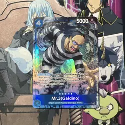 Mr.3 (Galdino) SR (OP16-056) OP16 The Time of Battle ENGLISH ALTERNATE ART - Image 1