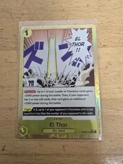 El Thor (Pirate Flag Foil) OP05-114 ONE PIECE Card The Best PRB-01English - Image 1