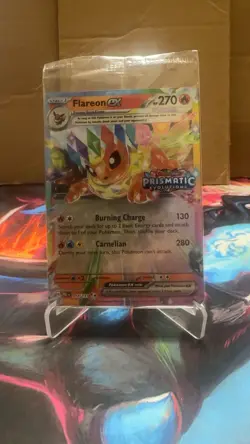 Pokemon Card Flareon EX 014/131 Prismtic Evolutions Stamped Sealed - Image 1