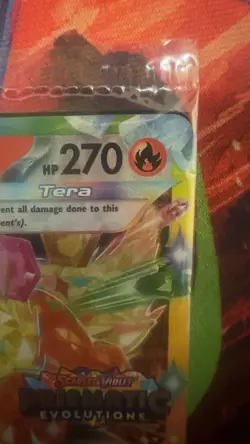 Pokemon Card Flareon EX 014/131 Prismtic Evolutions Stamped Sealed - Image 4