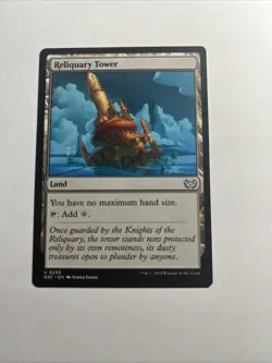 Reliquary Tower - Commander: Duskmourn: House of Horror MTG Plus Bonus Card!!! - Image 1