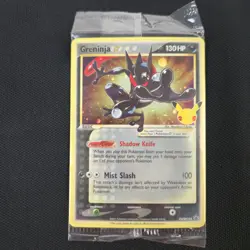 HD GALAXY SWIRL 🌀💫 Greninja SWSH144 Gold Star Celebration Pokemon Card - Image 5