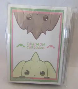 Digimon 60 Sleeve Pack Terriermon & Lopmon ST-17 Double Typhoon Card Sleeves - Image 1