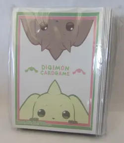 Digimon 60 Sleeve Pack Terriermon & Lopmon ST-17 Double Typhoon Card Sleeves - Image 2