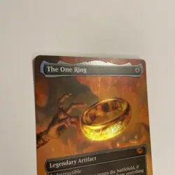 Wizards of the Coast The One Ring Borderless Promo Foil Legendary Artifact 0451 - Image 4