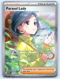Parasol Lady 255/182 Pokemon Paradox Rift Special Illustration Rare - Image 1