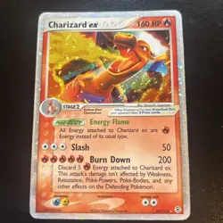 Pokemon Charizard EX Holo 105/112 EX Fire Red Leaf Green 2004 UK seller - Image 1