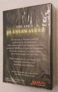 Green Deck - Magic The Gathering - 2010 PLANESWALKER Half Deck (New-Sealed) - Image 2