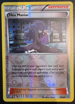 Pokemon Hex Maniac 75/98 Reverse Holo Ancient Origins NM - Image 1