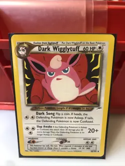 Pokemon Neo Destiny Non-Holo Dark Wigglytuff 40/105. Excellent Condition. - Image 2