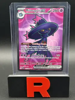 Pokemon TCG Mismagius ex 112/094 Ultra Rare Phantasmal Flames Holo NM - Image 1