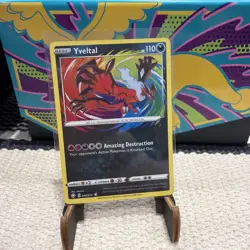 Pokemon Yveltal 046/072 Shining Fates NM - Image 1