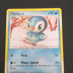 Pokemon Company Piplup 015/017 Pop Series 8 Common Regular Basic 60 HP ENG - Image 2