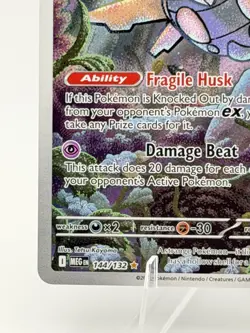 Pokemon Shedinja 144/132 Illustration Rare IR Holo Mega Evolution English LP - Image 4