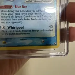 Pokemon Vaporeon Gold Star 102/108 EX Power Keepers HOLO SWIRL CGC 7.5 - Image 4