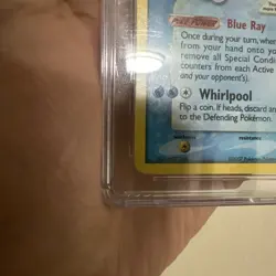 Pokemon Vaporeon Gold Star 102/108 EX Power Keepers HOLO SWIRL CGC 7.5 - Image 5
