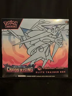 Pokemon TCG Mega Evolution: Chaos Rising English Pokemon Center ETB - Image 1