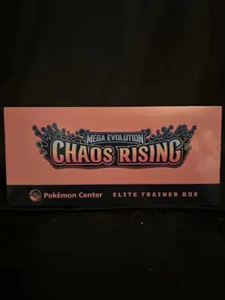 Pokemon TCG Mega Evolution: Chaos Rising English Pokemon Center ETB - Image 3