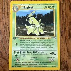The Pokemon Company Bayleef Neo Genesis 1st Ed 29/111 80 HP Unc English - Image 1