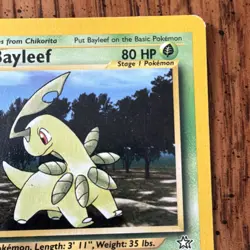 The Pokemon Company Bayleef Neo Genesis 1st Ed 29/111 80 HP Unc English - Image 3