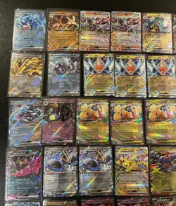 100+ Pokemon TCG Non-English All Holo Mixed Lot - Mega, EX, Masterballs & More - Image 2