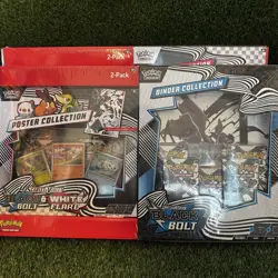 Pokemon Black Bolt and White Flare Binder + Poster Collection Sam's Club Bundles - Image 2