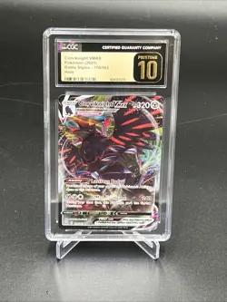 Pokemon Sword & Shield Battle Styles Corviknight VMAX 110/163 CGC Pristine 10 - Image 1