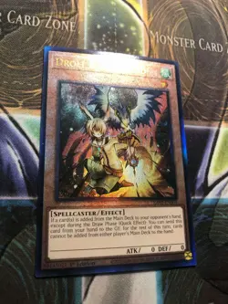 * DROLL & LOCK BIRD * 1ST EDITION PRISMATIC ULTIMATE RARE RA02-EN006 YUGIOH! - Image 2