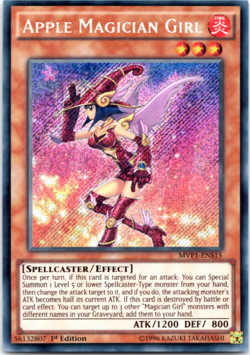 Apple Magician Girl MVP1-ENS15 Secret Rare - 1st Edition - Yugioh - Image 1
