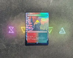 NM Foil Borderless Extended Art Karplusan Forest Dominaria United - Image 1