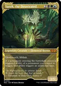 MTG English Yarok, the Desecrated (Halo Foil) NM Foil - Image 1