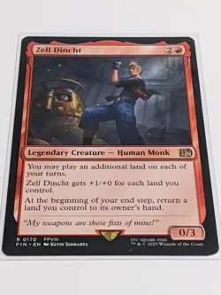 (4x) Zell Dincht - Final Fantasy MTG (NM) - Image 1