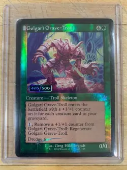 Magic the Gathering Golgari Grave-Troll Serialized 405/500 Near Mint - Image 1