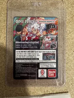 One Piece CCG Monkey D. Luffy P-055 US Voyage College Basketball Promo Sealed - Image 2