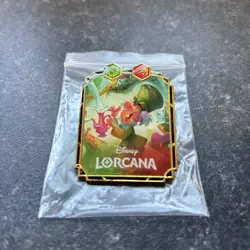 Disney Lorcana Archazia's Island Mad Hatter Promo Pin (New) - Image 1