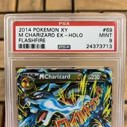 Pokemon Card PSA 9 Charizard EX Holo #69 / 106 Flashfire XY MINT Pokemon - Image 2